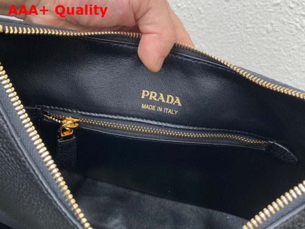 Prada Leather Bag in Black 1BC178 Replica