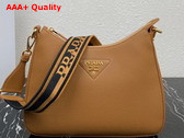 Prada Leather Bag in Caramel 1BC178 Replica