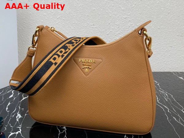 Prada Leather Bag in Caramel 1BC178 Replica