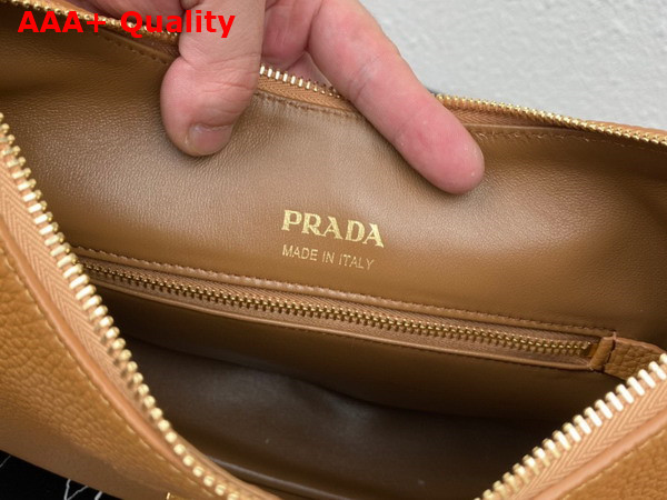 Prada Leather Bag in Caramel 1BC178 Replica