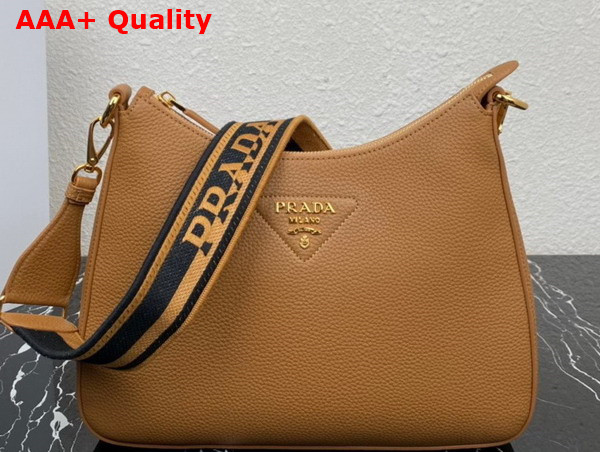 Prada Leather Bag in Caramel 1BC178 Replica