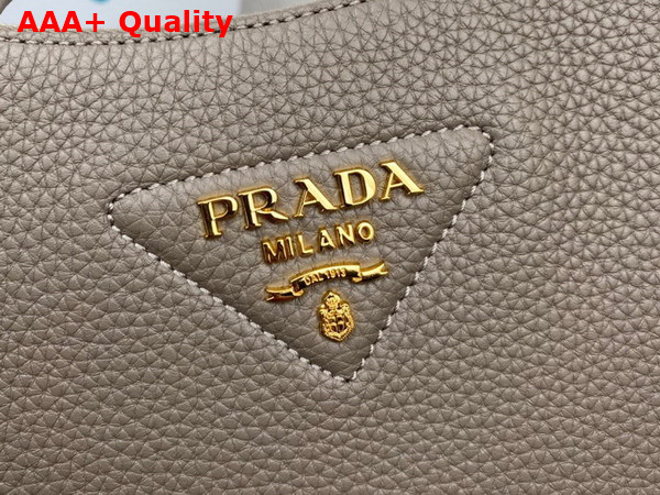 Prada Leather Bag in Clay Grey 1BC178 Replica