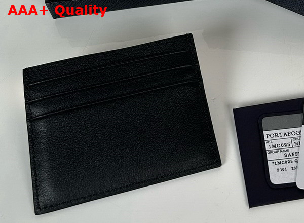 Prada Leather Card Holder in Black 1MC025 Replica