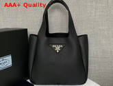 Prada Leather Handbag in Black Calf Leather 1BG335 Replica