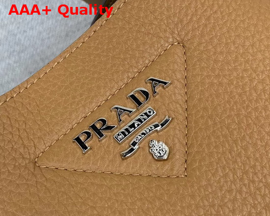 Prada Leather Handbag in Tan Calf Leather 1BG335 Replica