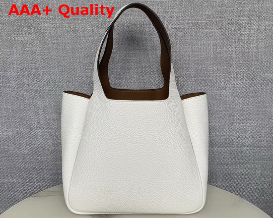 Prada Leather Handbag in White Calf Leather 1BG335 Replica