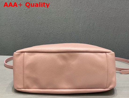 Prada Leather Hobo Shoulder Bag in Pink Calf Leather Replica