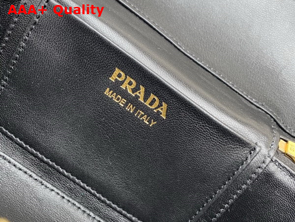 Prada Leather Mini Bag in Black 1BH202 Replica