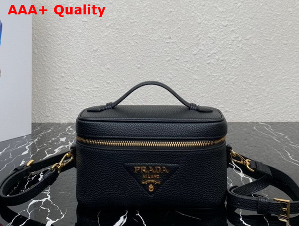 Prada Leather Mini Bag in Black 1BH202 Replica