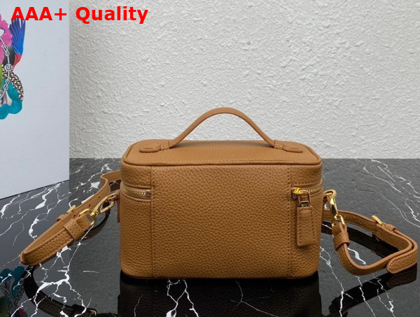 Prada Leather Mini Bag in Caramel 1BH202 Replica