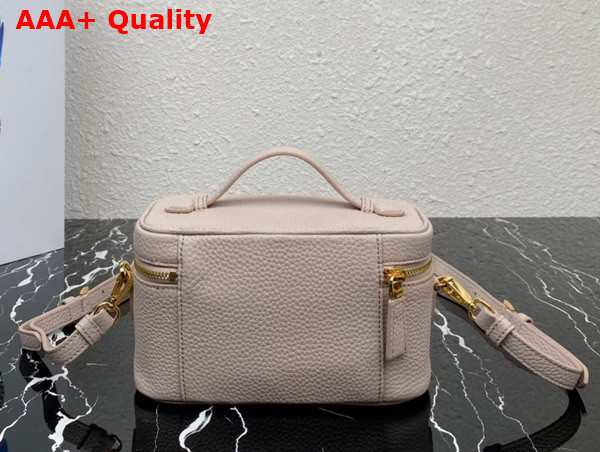 Prada Leather Mini Bag in Mink 1BH202 Replica