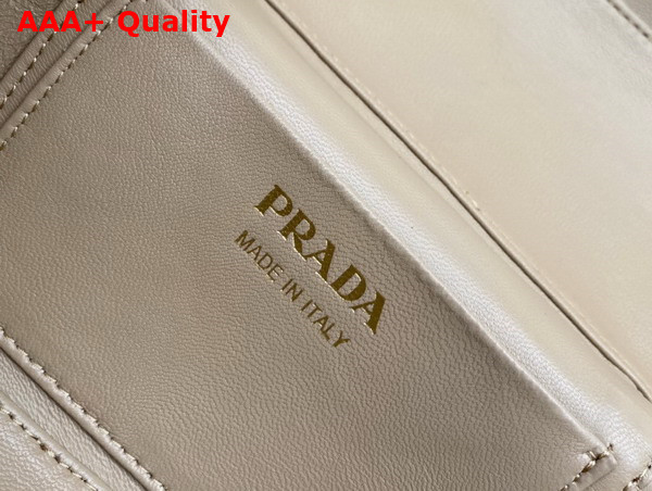 Prada Leather Mini Bag in Sand Beige 1BH202 Replica