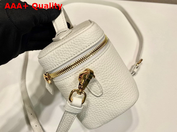 Prada Leather Mini Bag in White 1BH202 Replica