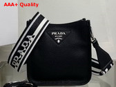 Prada Leather Mini Shoulder Bag in Black 1BH191 Replica