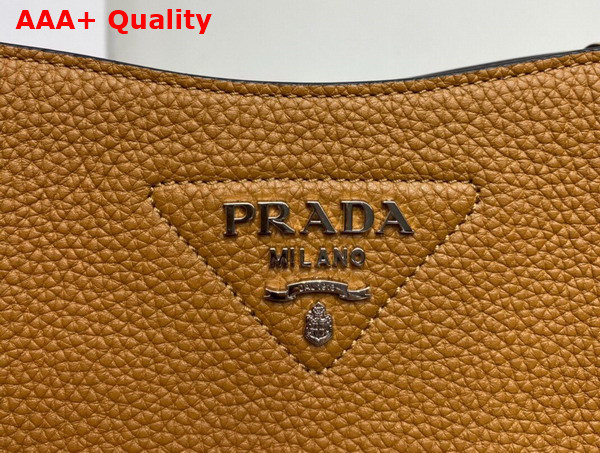 Prada Leather Mini Shoulder Bag in Caramel 1BH191 Replica