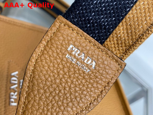 Prada Leather Mini Shoulder Bag in Caramel 1BH191 Replica