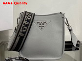 Prada Leather Mini Shoulder Bag in Cornflower 1BH191 Replica