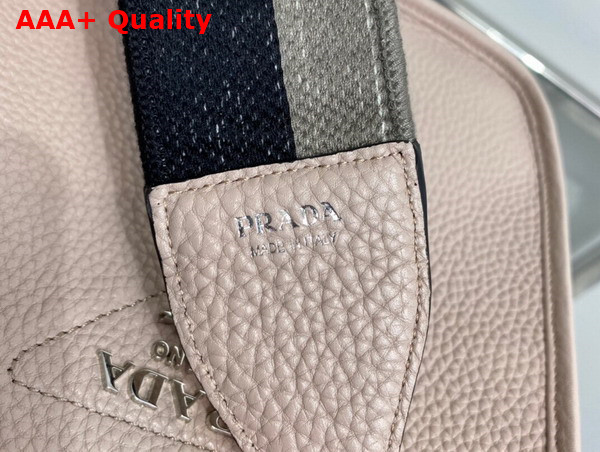 Prada Leather Mini Shoulder Bag in Sand Color 1BH191 Replica