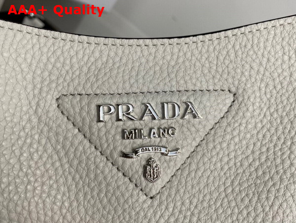 Prada Leather Mini Shoulder Bag in White 1BH191 Replica