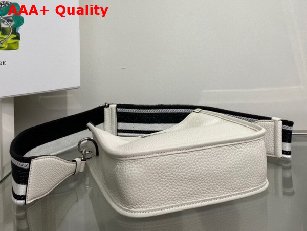 Prada Leather Mini Shoulder Bag in White 1BH191 Replica