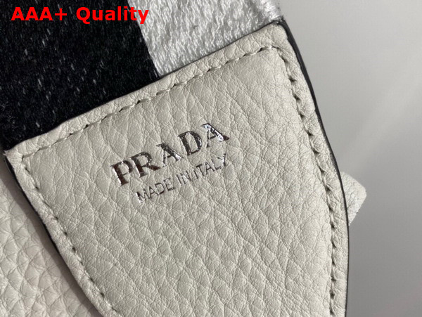 Prada Leather Mini Shoulder Bag in White 1BH191 Replica