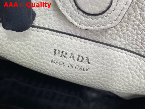 Prada Leather Mini Shoulder Bag in White 1BH191 Replica