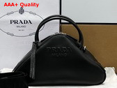 Prada Leather Prada Triangle Bag in Black 1BB082 Replica