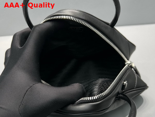 Prada Leather Prada Triangle Bag in Black 1BB082 Replica