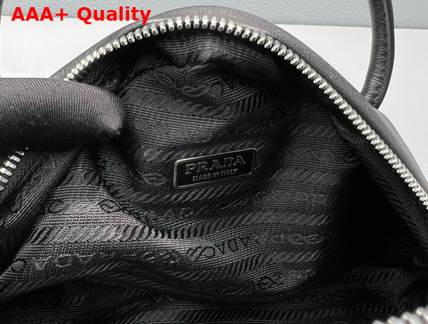 Prada Leather Prada Triangle Bag in Black 1BB082 Replica