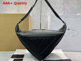 Prada Leather Prada Triangle Bag in Black 2VY007 Replica