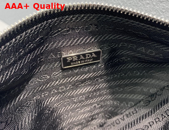 Prada Leather Prada Triangle Pouch in Black 1NE039 Replica