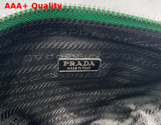 Prada Leather Prada Triangle Pouch in Mango 1NE039 Replica