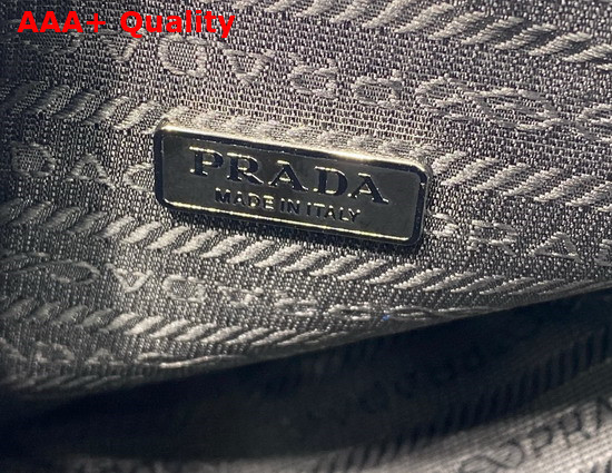 Prada Leather Prada Triangle Shoulder Bag in Black 1BH190 Replica