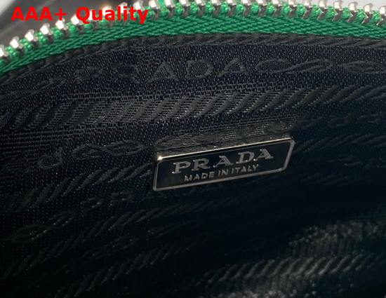 Prada Leather Prada Triangle Shoulder Bag in Mango 1BH190 Replica