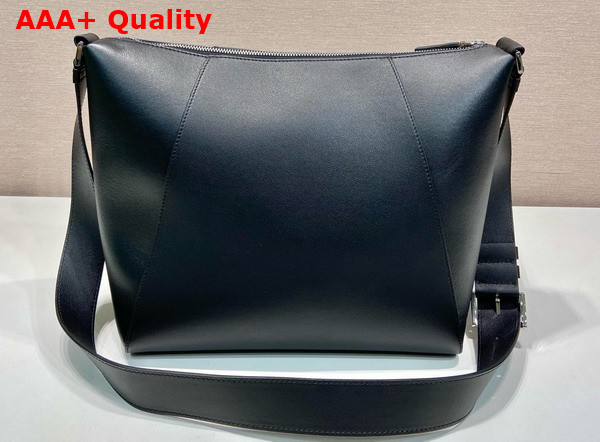 Prada Leather Shoulder Bag 2VH177 Black Replica