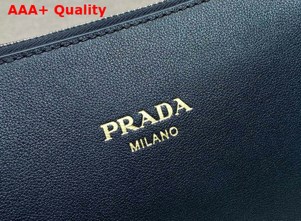 Prada Leather Shoulder Bag 2VH177 Black Replica