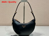 Prada Leather Shoulder Bag in Black 1BC194 Replica