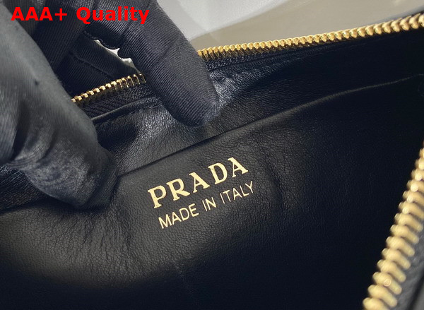 Prada Leather Shoulder Bag in Black 1BC194 Replica