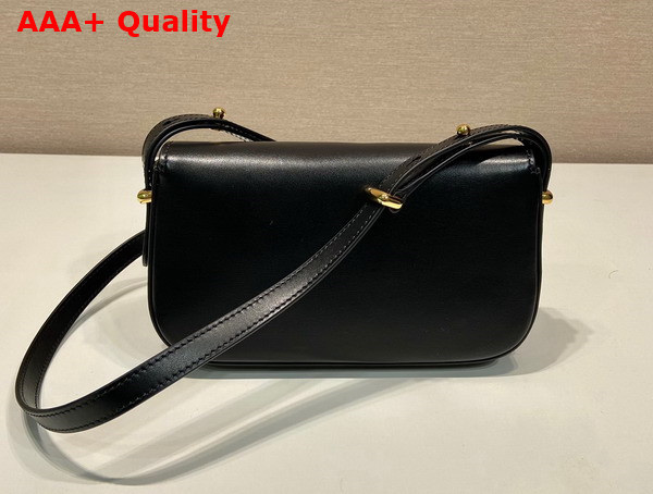 Prada Leather Shoulder Bag in Black 1BD339 Replica