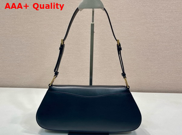 Prada Leather Shoulder Bag in Black 1BD344 Replica