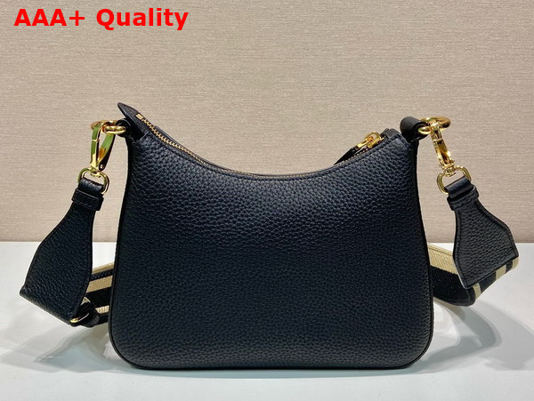 Prada Leather Shoulder Bag in Black 1BH193 Replica