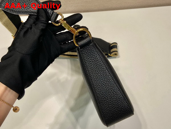 Prada Leather Shoulder Bag in Black 1BH193 Replica