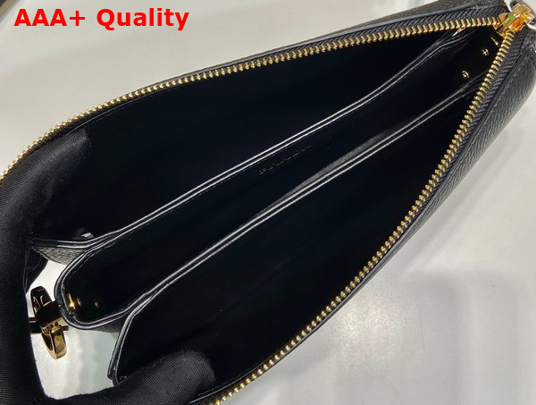 Prada Leather Shoulder Bag in Black 1BH194 Replica