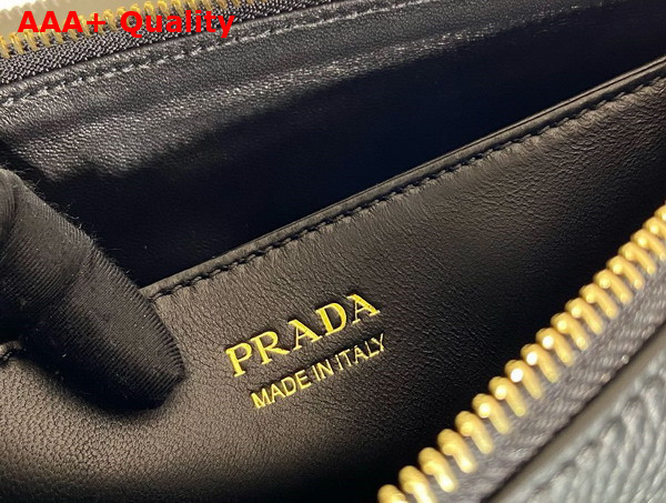 Prada Leather Shoulder Bag in Black 1BH194 Replica