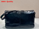 Prada Leather Shoulder Bag in Black 2VH187 Replica