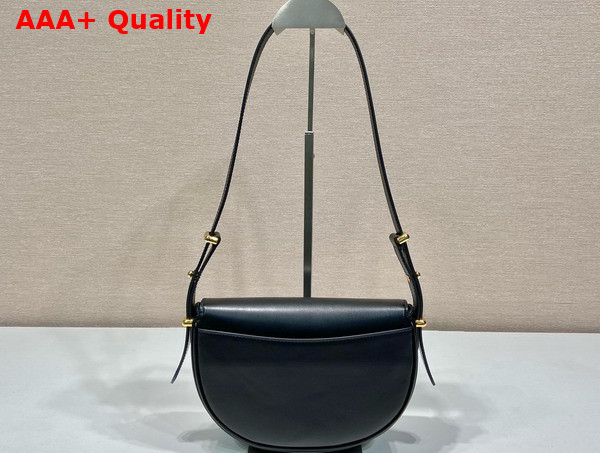 Prada Leather Shoulder Bag in Black Nappa Leather 1BD365 Replica