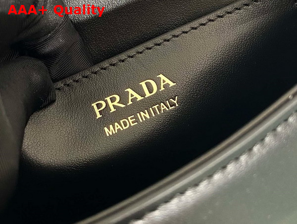 Prada Leather Shoulder Bag in Black Nappa Leather 1BD365 Replica