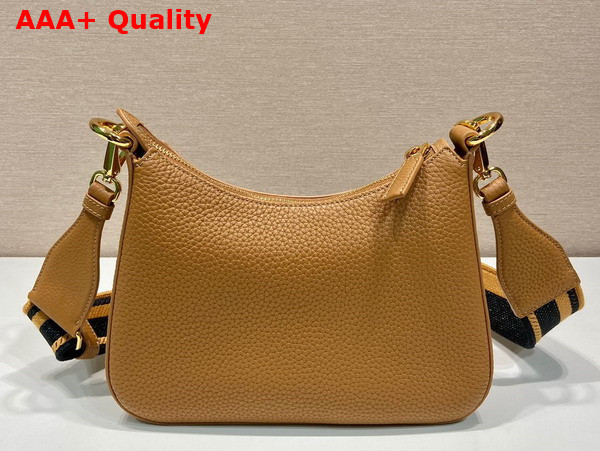 Prada Leather Shoulder Bag in Caramel 1BH193 Replica