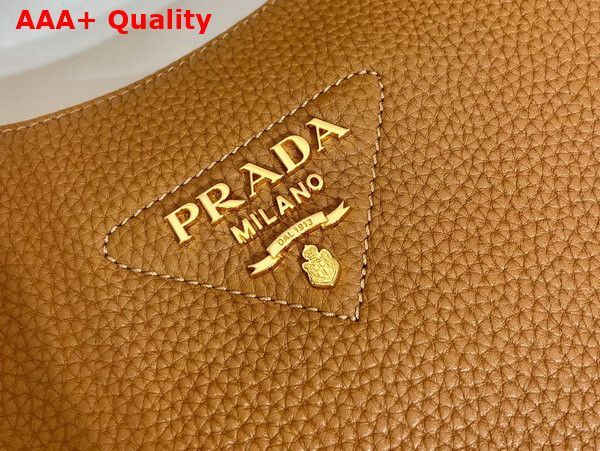 Prada Leather Shoulder Bag in Caramel 1BH193 Replica