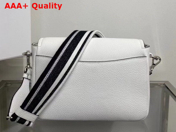 Prada Leather Shoulder Bag in White 1BD314 Replica